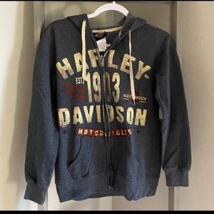 Harley Davidson Zip Up Hoodie
